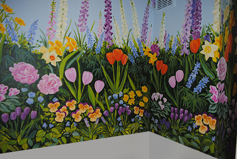 Spring Flowered Powder Room18 Spring Flowered Powder Room