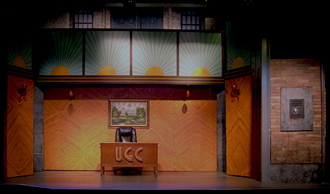 Urinetown: The Musical set