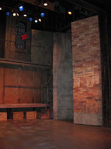 Urinetown: The Musical set